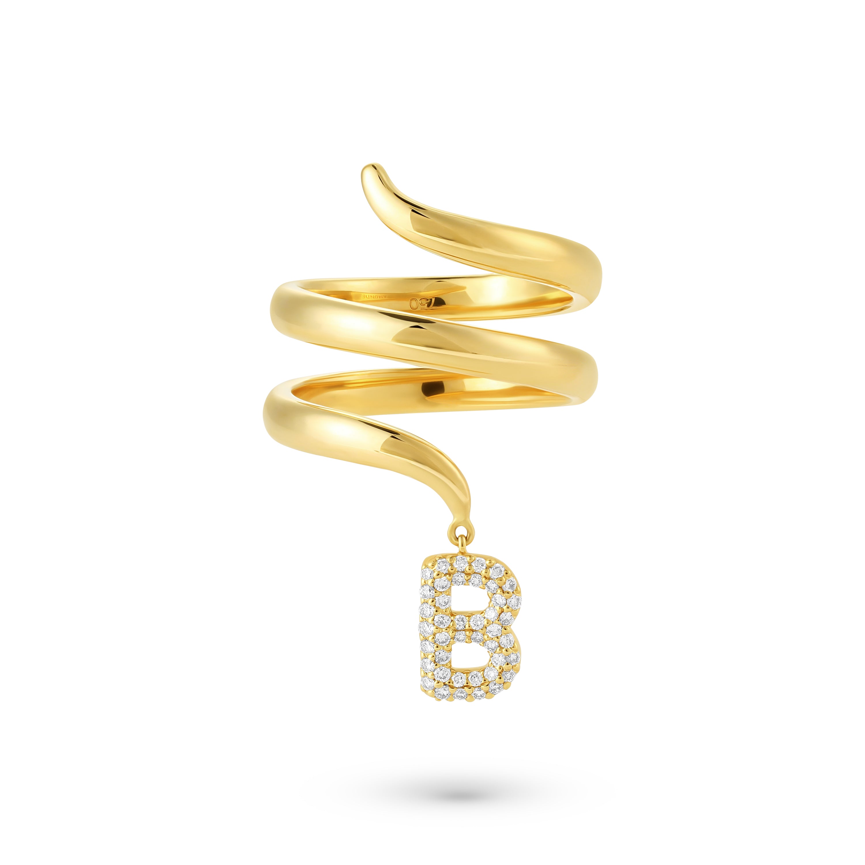 Spiral Yellow Gold