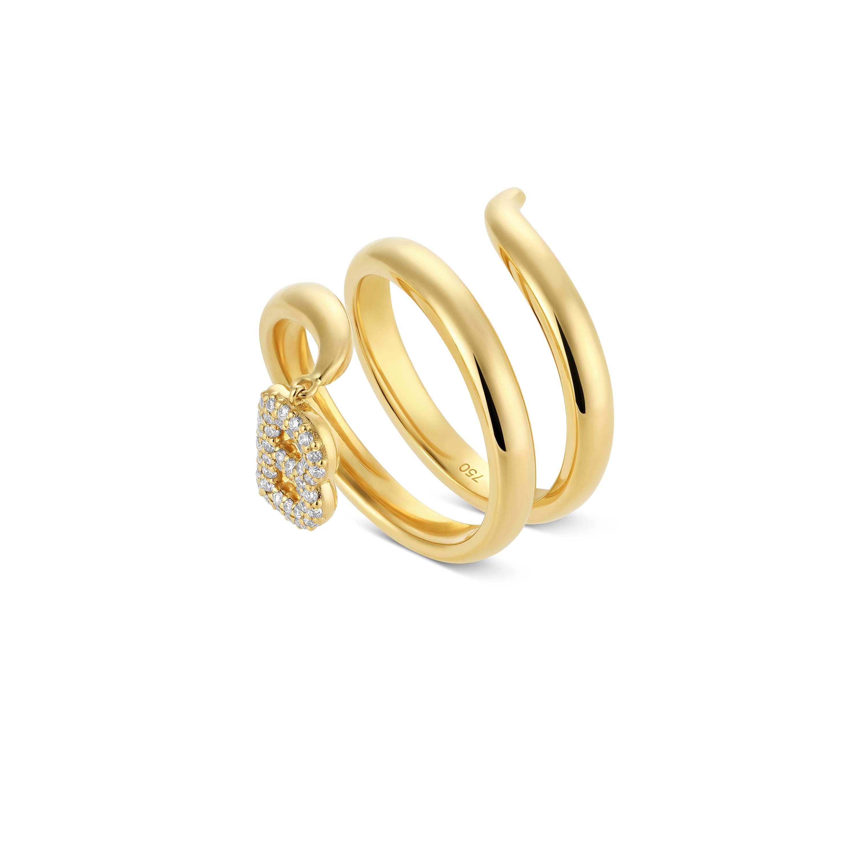 Spiral Yellow Gold