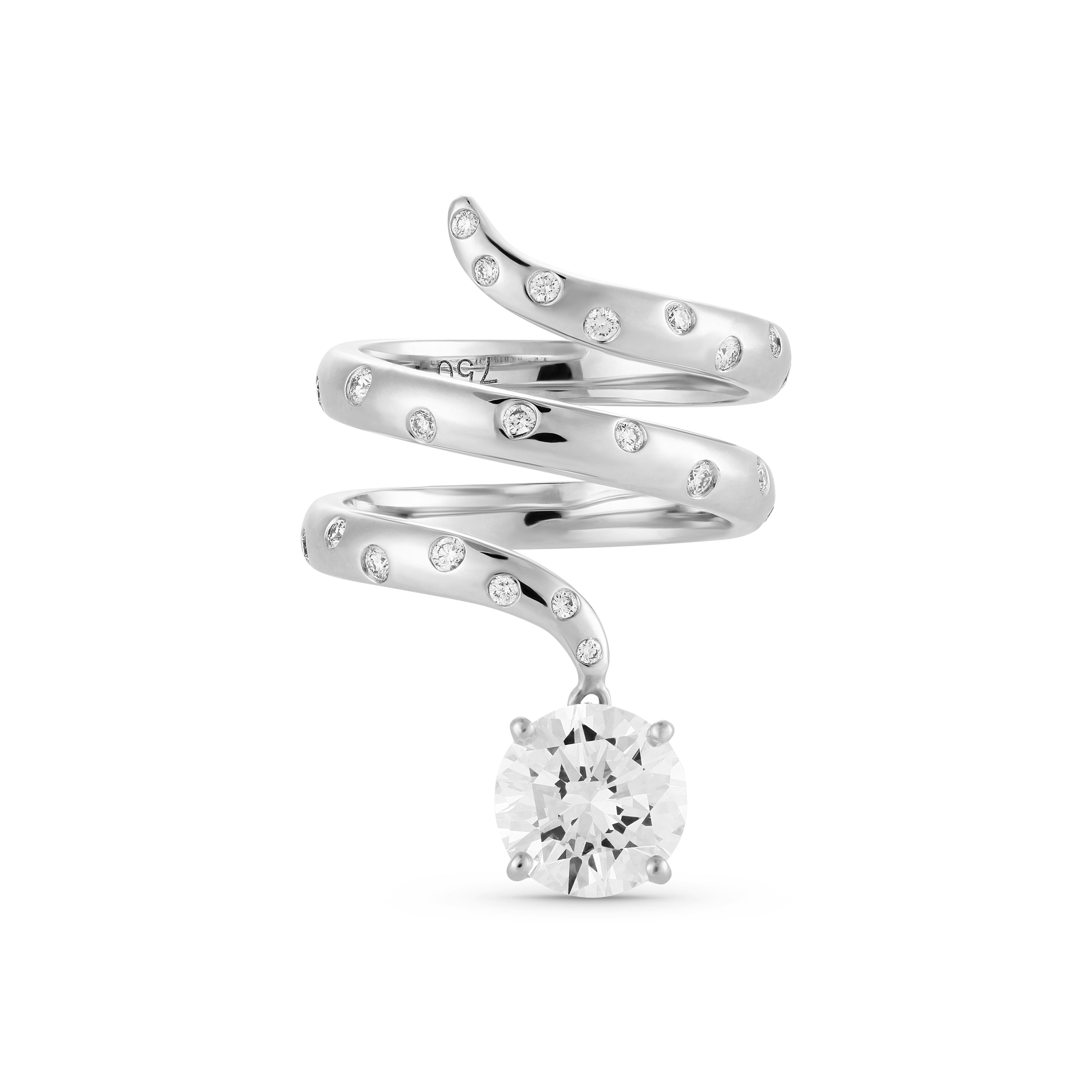 Spirale Trois Polkadot Ring