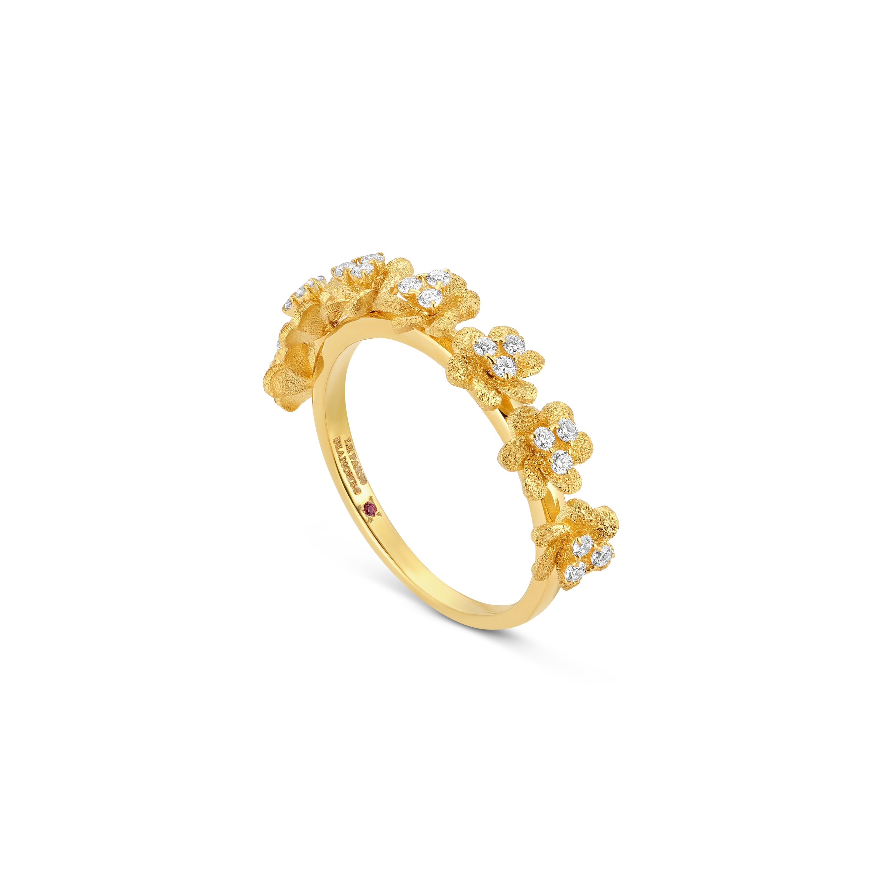 Half Eternity Petite Motif Ring
