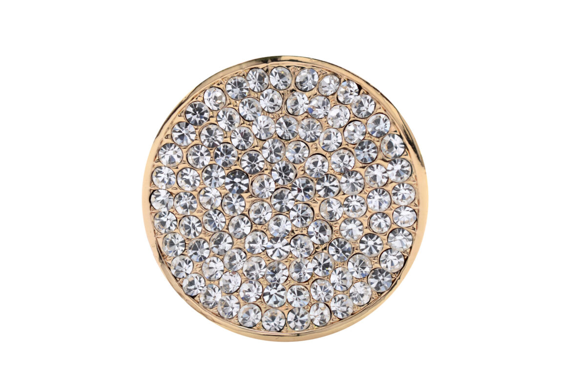 Bold Cluster Diamond Brooch