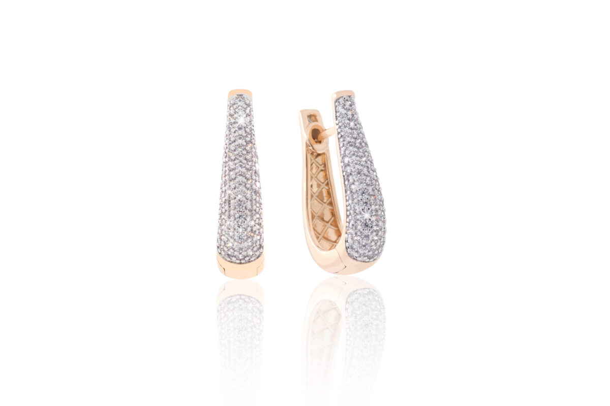 Eternal Hoop Diamond Earrings