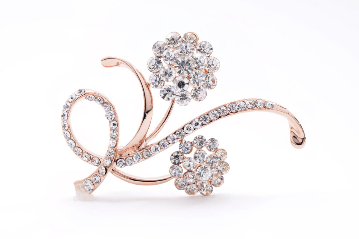 Floral Bloom Diamond Brooch