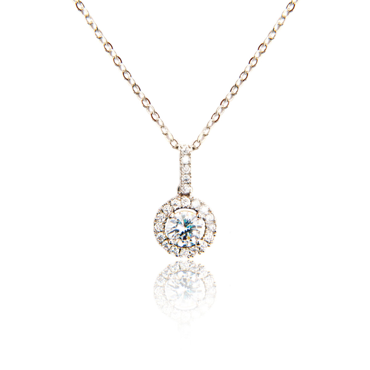 Floral Bloom Diamond Pendant