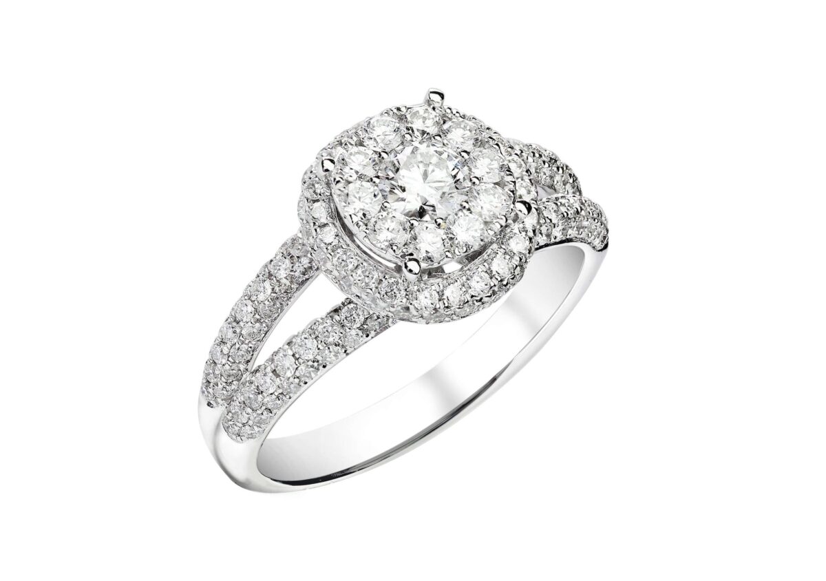 Eternal Halo Diamond Ring