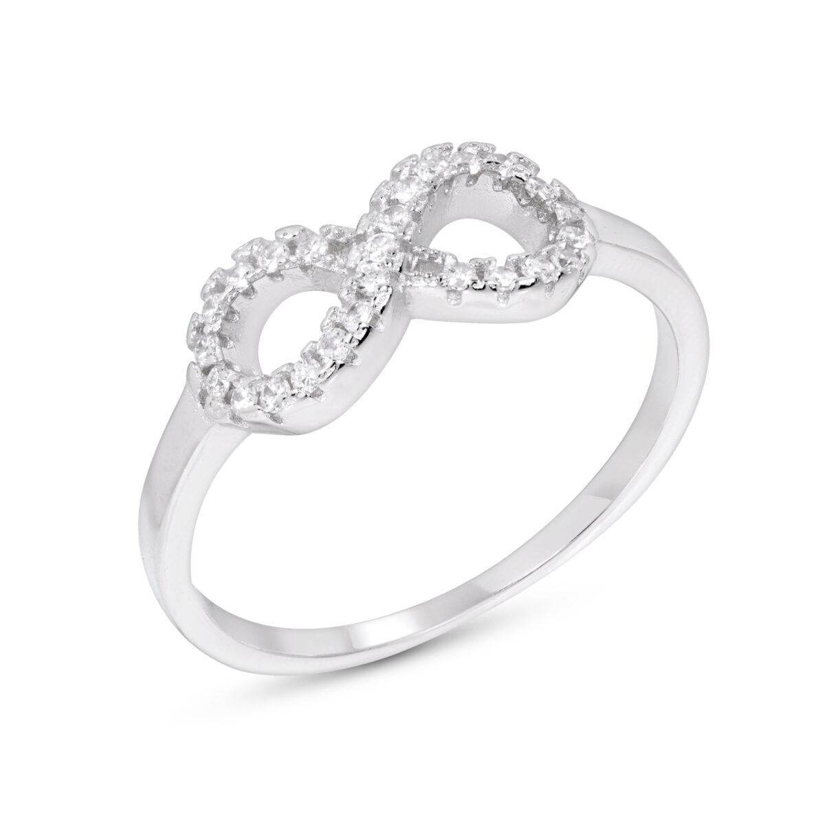 Infinity Twist Diamond Ring