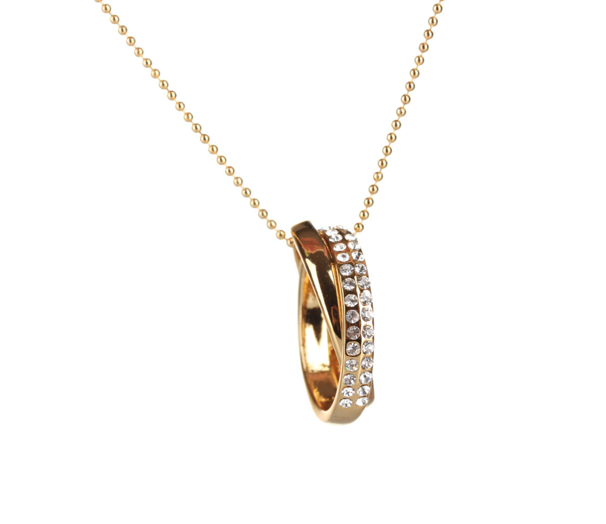 Radiant Harmony Diamond Pendant Necklace